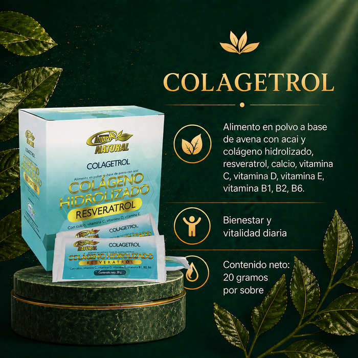 Colágeno hidrolizado (resveratrol)